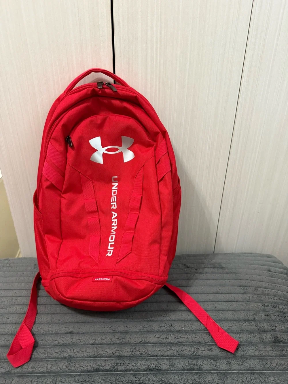 Under Armour Bright Red Backpack with White Logo